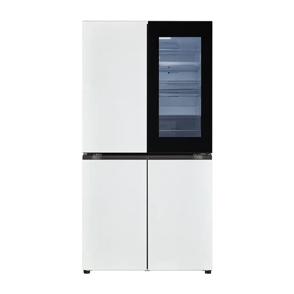 [LG] 디오스 오브제컬렉션 노크온 냉장고 870L (화이트/화이트)
