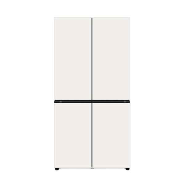 [LG] 디오스 오브제컬렉션 더블매직스페이스 4도어 냉장고 872L (베이지)