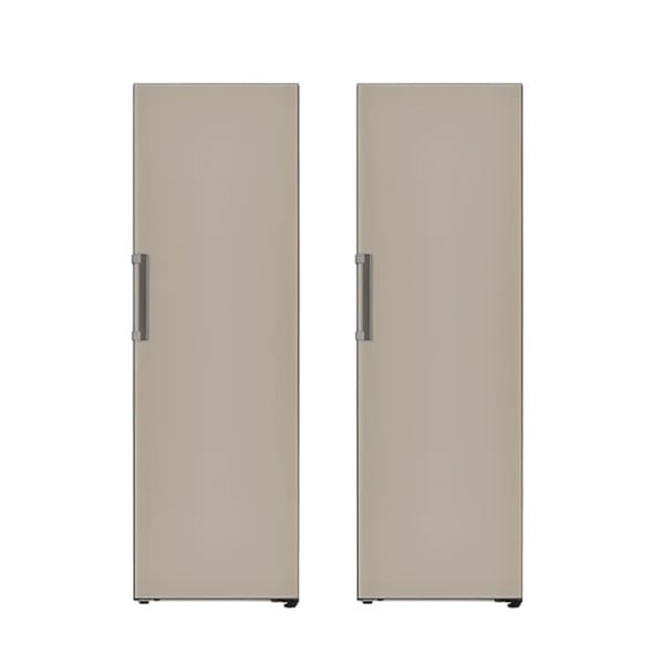[LG] 오브제컬렉션 컨버터블 패키지 냉장고 384L + 김치냉장고 324L (클레이 브라운)