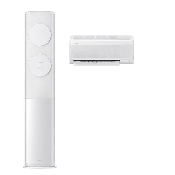 [삼성] 비스포크 AI 2in1 에어컨 17평형+6평형 (메탈 화이트)