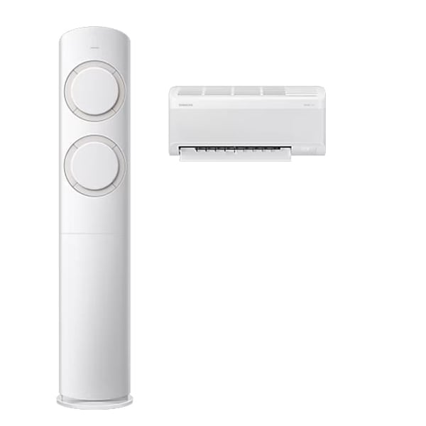 [삼성] AI Q9000 2in1 에어컨 17평형+6평형 (화이트베이지)